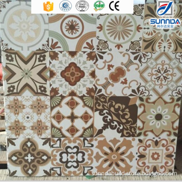 2016 24x24 industrial verified direct selling cheap flower floor tiles for decoration